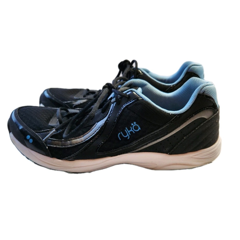 Ryka Dash 3 Womens Sneaker Black Athletic Walking Mesh Training Shoes Size 9.5 M